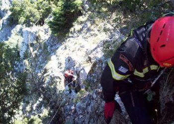 Απεγκλωβίστηκε σώος ο 25χρονος ορειβάτης στον Όλυμπο