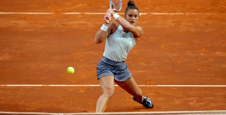 Περίπατος της Σάκκαρη στον πρώτο γύρο του Roland Garros