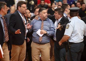 Basket League: Μεγάλη ένταση στη συνέντευξη Τύπου του ΑΕΚ-Προμηθέας Πάτρας
