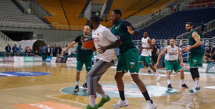 Basket League: Αντί ντέρμπι ο Παναθηναϊκός έκανε προπόνηση σε άδειο ΟΑΚΑ