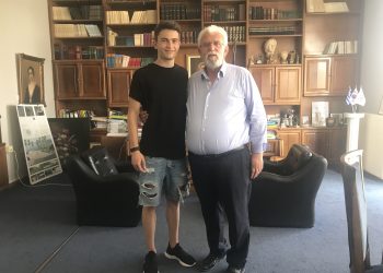 ΔΗΜΟΣ ΗΛΙΔΑΣ: Ο Δήμαρχος Ήλιδας συνεχάρη τον άλτη του ΑΣΑ ΚΟΡΙΟΒΟΣ Αλέξη Αργυρόπουλο