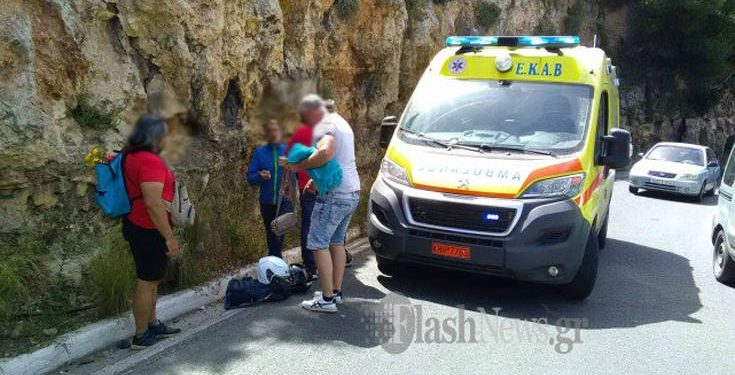 Τροχαίο στα Χανιά, στο νοσοκομείο δύο άτομα