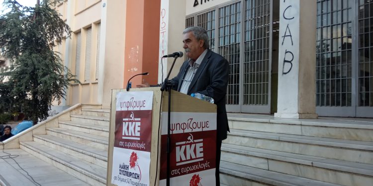 “Κόκκινη ψήφο για να δυναμώσει το Κομμουνιστικό Κόμμα Ελλάδας”