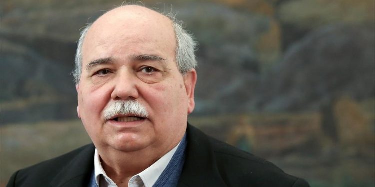 Συνάντηση Νίκου Βούτση, με Αρχιεπίσκοπο Αμερικής Ελπιδοφόρο