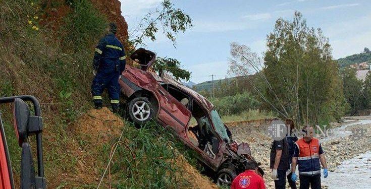 Βουτιά θανάτου για αυτοκίνητο από γέφυρα στα Χανιά