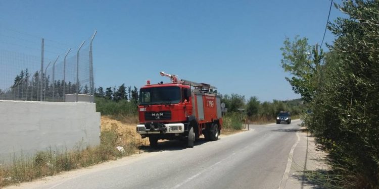 ΠΥΡΓΟΣ: Φωτιά σε έκταση με φωτοβολταϊκά