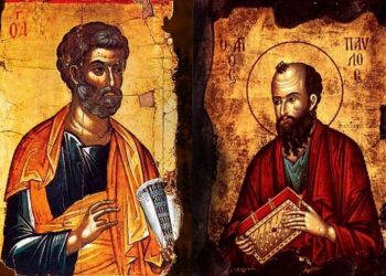 ΙΕΡΟΣ ΝΑΟΣ ΑΓΙΟΥ ΣΠΥΡΙΔΩΝΑ ΠΥΡΓΟΥ: 29 Ιουνίου – Εορτή των Πρωτοκορυφαίων Αγίων Ενδόξων Αποστόλων Πέτρου και Παύλου