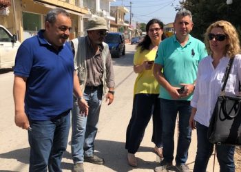 ΔΗΜΟΣ ΠΗΝΕΙΟΥ: Επίσκεψη Α. Καστρινού στο έργο “Ανάπλαση κοινοχρήστων χώρων Τ.Κ. Καβασίλων”
