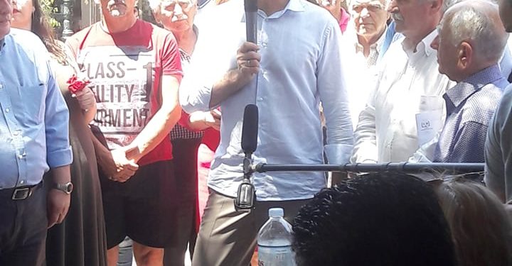 Στην Κρέστενα ο Κυριάκος Μητσοτάκης