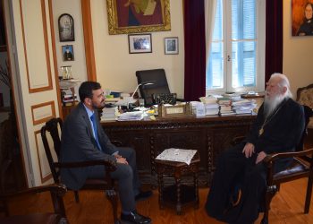 ΑΝΔΡΕΑΣ ΝΙΚΟΛΑΚΟΠΟΥΛΟΣ: Με Μητροπολίτη Ηλείας και Δήμαρχο Πύργου