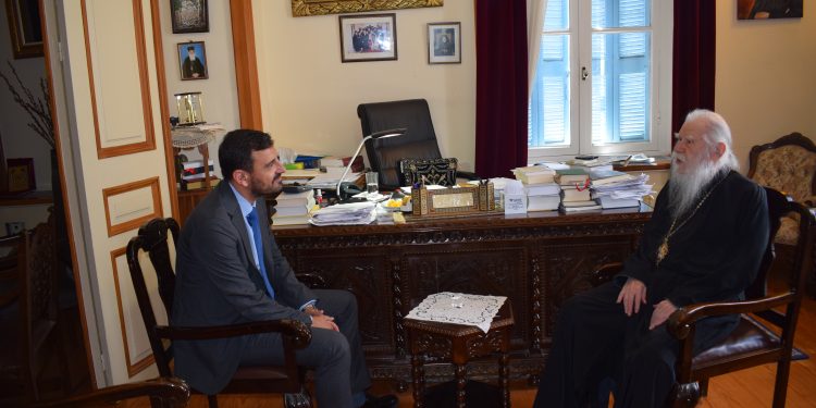 ΑΝΔΡΕΑΣ ΝΙΚΟΛΑΚΟΠΟΥΛΟΣ: Με Μητροπολίτη Ηλείας και Δήμαρχο Πύργου