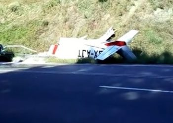 Γρεβενά: Αναγκαστική προσγείωση μονοκινητήριου αεροσκάφους σε παράδρομο της Εγνατίας