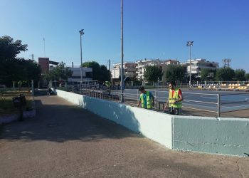 ΣΥΛΛΟΓΟΣ ΦΙΛΩΝ ΑΘΛΗΤΙΣΜΟΥ ΠΥΡΓΟΥ “ΟΛΥΜΠΙΟΣ”: Εργασίες ανάπλασης στο αθλητικό κέντρο Αγίας Βαρβάρας
