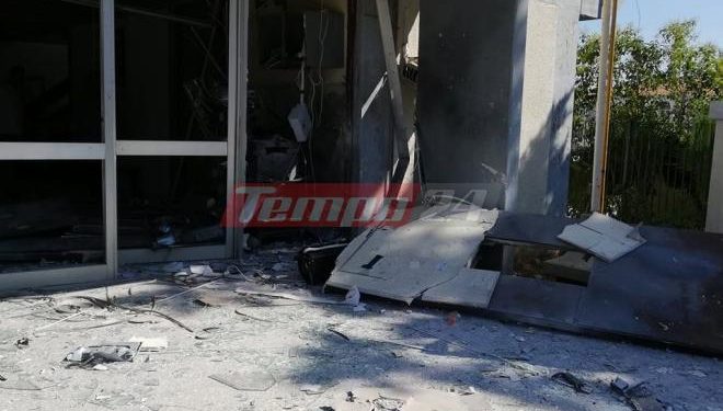 Πάτρα: Ανατίναξαν ΑΤΜ στα Βραχνέικα χωρίς να πάρουν τα χρήματα