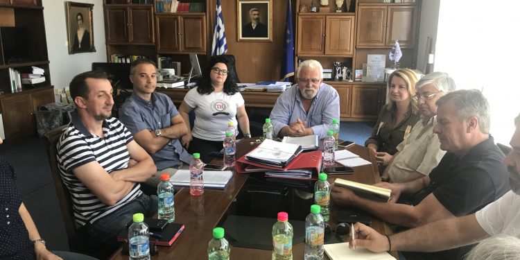 Συνεχίζεται αδιάκοπα το έργο της Μονάδας Επεξεργασίας Απορριμμάτων στην Τριναταφυλλιά