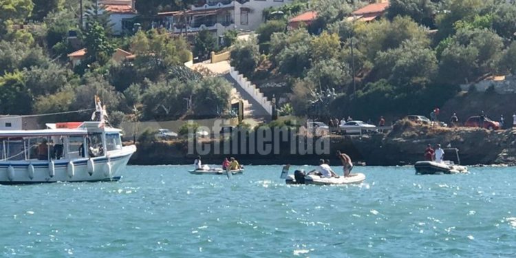 Έπεσε ιδιωτικό ελικόπτερο στον Πόρο (βίντεο)