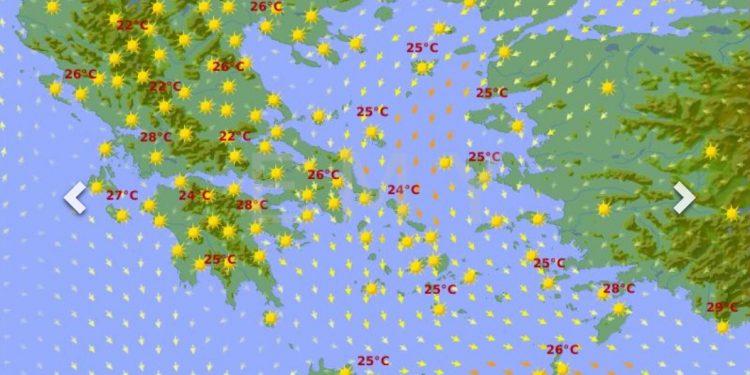 Ανεβαίνει από αύριο η θερμοκρασία!