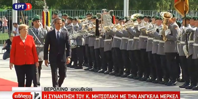 Συνάντηση Μέρκελ – Μητσοτάκη στο Βερολίνο