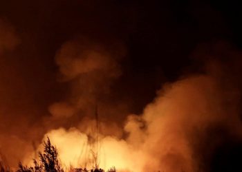 Πυρκαγιά στη Φλώρινα στην περιοχή Βαρικό