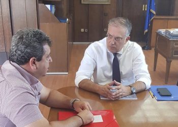 Συνάντηση υπ. Εσωτερικών με το νέο δήμαρχο Σαμοθράκης