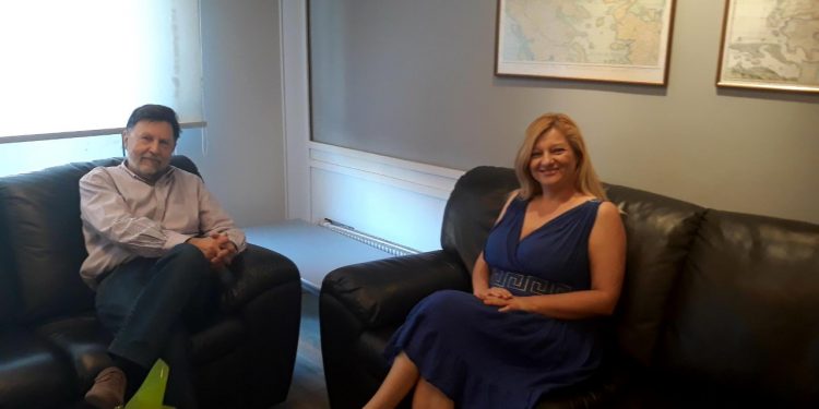 ΔΙΟΝΥΣΙΑ ΑΥΓΕΡΙΝΟΠΟΥΛΟΥ: Σημαντική συνάντηση Αυγερινοπούλου με Υφυπουργό Περιβάλλοντος και Ενέργειας, κ. Δημήτρη Οικονόμου