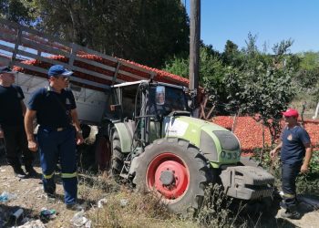 ΣΑΒΑΛΙΑ: Τραυματίστηκε αγρότης που μετέφερε τομάτα