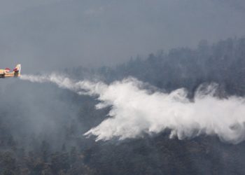 Μεγάλη φωτιά στον Ριόλο Αχαΐας