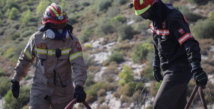 Κοντά σε μονάδα επεξεργασίας στερεών αποβλήτων η φωτιά στην Ηλεία