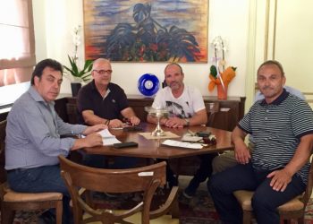 Συνάντηση Δημάρχου Πύργου με το ΔΣ του Πανηλειακού