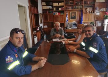 ΔΗΜΟΣ ΗΛΙΔΑΣ: Στον Δήμαρχο ο διοικητής της Π.Υ. Αμαλιάδας