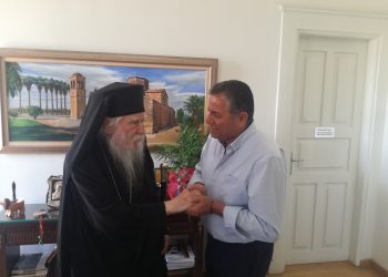 ΑΝΔΡΕΑΣ ΜΑΡΙΝΟΣ ΠΡΟΣ ΜΗΤΡΟΠΟΛΙΤΗ ΗΛΕΙΑΣ: “Θα σταθώ αρωγός και συμπαραστάτης στο Θεάρεστο έργο σας”