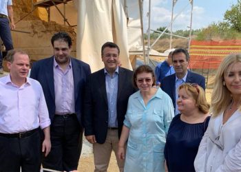 Σύσκεψη στην Αμφίπολη για τον προγραμματισμό των έργων στον Τύμβο Καστά