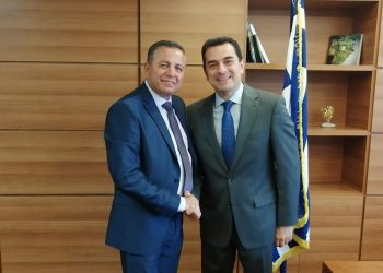 Συνάντηση Δημάρχου Πηνειού με τον Υφυπουργό Αγροτικής Ανάπτυξης Κώστα Σκρέκα