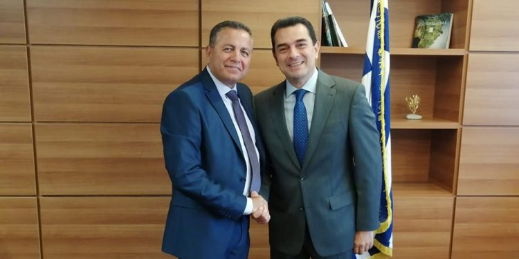 Συνάντηση Δημάρχου Πηνειού με τον Υφυπουργό Αγροτικής Ανάπτυξης Κώστα Σκρέκα