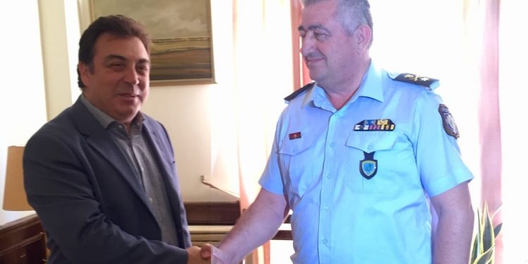 Συνάντηση Δημάρχου Πύργου με τον Αστυνομικό Διευθυντή Ηλείας Ταξίαρχο κ. Απόστολο Μαρτζάκλη