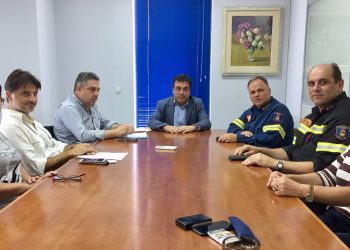 ΔΗΜΟΣ ΠΥΡΓΟΥ: Σύσκεψη Δημάρχου Πύργου με αξιωματικούς της Π.Υ. Πύργου