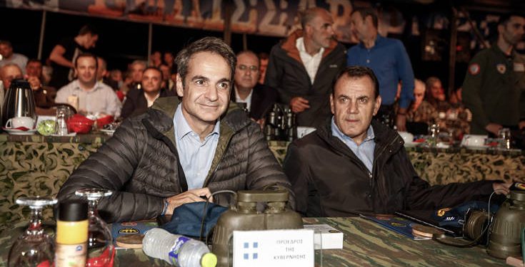 Κυριάκος Μητσοτάκης: Παρακολούθησε την άσκηση «Παρμενίων»