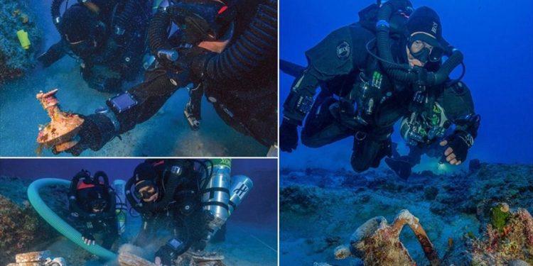 Ναυάγιο Αντικυθήρων: Το «θέατρο επιχειρήσεων» των αρχαιολόγων