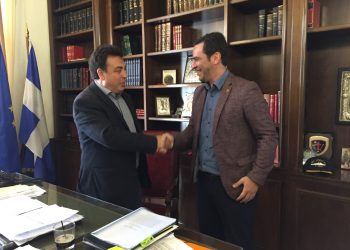ΔΗΜΟΣ ΠΥΡΓΟΥ: Συνάντηση Αντωνακόπουλου – Νικολακόπουλου για τα θέματα Αθλητισμού-Πολιτισμού του Πύργου