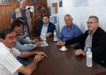 Συνάντηση Αντιπεριφερειάρχη Αγροτικής Ανάπτυξης Θ. Βασιλόπουλου με τη διοίκηση του ΤΟΕΒ Επιταλίου