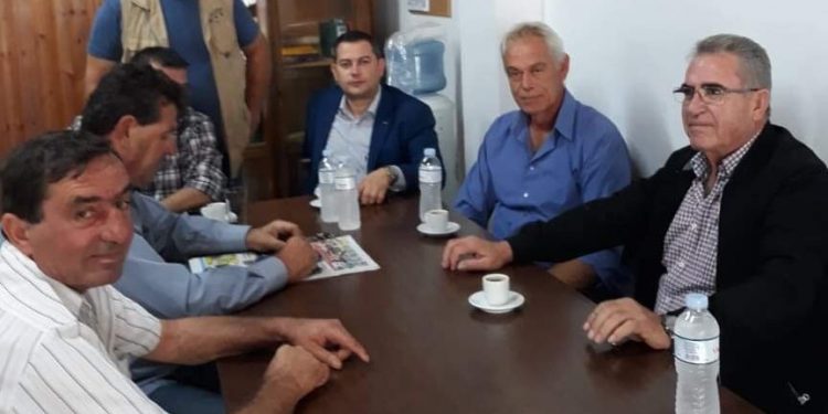 Συνάντηση Αντιπεριφερειάρχη Αγροτικής Ανάπτυξης Θ. Βασιλόπουλου με τη διοίκηση του ΤΟΕΒ Επιταλίου