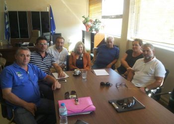 Συνάντηση Δημάρχου Ανδραβίδας – Κυλλήνης με Διονυσία Αυγερινοπούλου