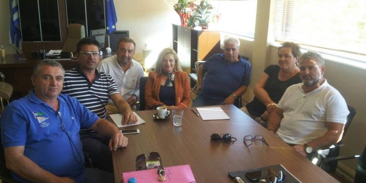 Συνάντηση Δημάρχου Ανδραβίδας – Κυλλήνης με Διονυσία Αυγερινοπούλου
