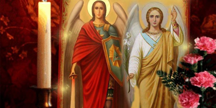 I.N. ΑΓΙΟΥ ΣΠΥΡΙΔΩΝΑ ΠΥΡΓΟΥ: 8 ΝΟΕΜΒΡΙΟΥ Η Σύναξη των Αρχαγγέλων Μιχαήλ και Γαβριήλ και των λοιπών ουράνιων ταγμάτων