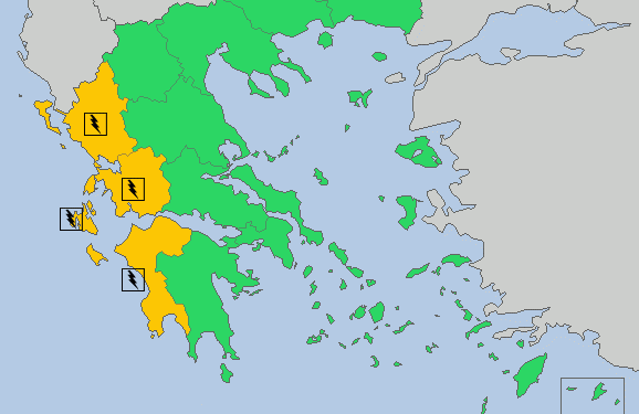 ΠΕΡΙΦΕΡΕΙΑ ΔΥΤΙΚΗΣ ΕΛΛΑΔΑΣ: Έκτακτο Δελτίο Επιδείνωσης Καιρού