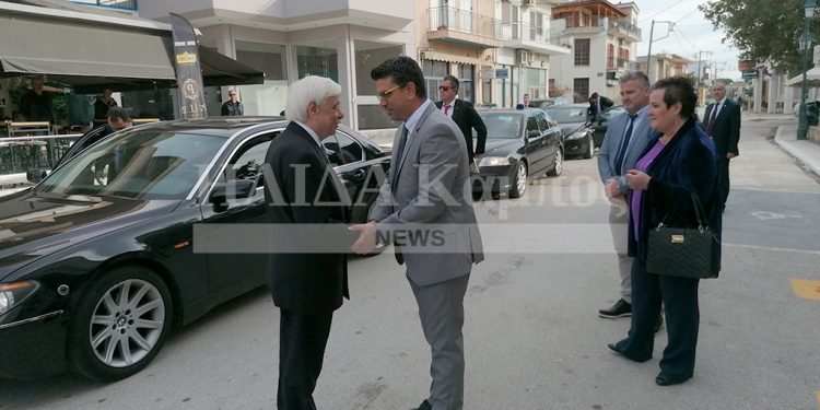 Στα Λεχαινά ο Πρόεδρος της Δημοκρατίας Προκόπης Παυλόπουλος