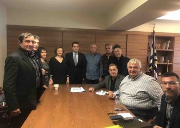ΔΙΟΝΥΣΙΑ ΑΥΓΕΡΙΝΟΠΟΥΛΟΥ: Συνάντηση με εκπροσώπους των ΓΟΕΒ και ΤΟΕΒ Ηλείας με τον Υφυπουργό Αγροτικής Ανάπτυξης κ. Σκρέκα