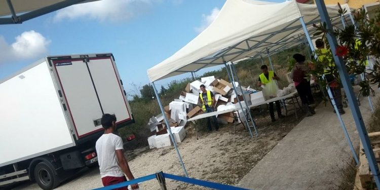 ΔΗΜΟΣ ΑΝΔΡΑΒΙΔΑΣ – ΚΥΛΛΗΝΗΣ: Διανομή τροφίμων στους ωφελούμενους του προγράμματος ΤΕΒΑ