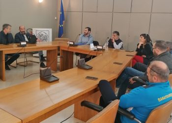 Συνάντηση εργασίας εργασίας του Βοηθού Περιφερειάρχη σε θέματα Ολυμπισμού και Αθλητισμού Δημήτρη Νικολακόπουλου με τους Αθλητικούς φορείς και συλλόγους της Π.Ε. Αιτωλοακαρνανίας