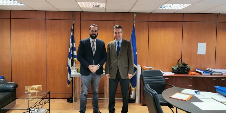 Ο Νεκτάριος Φαρμάκης σε σύσκεψη στην ΕΝΠΕ με κυβερνητικά στελέχη και επίσκεψη στις «Κτιριακές Υποδομές»